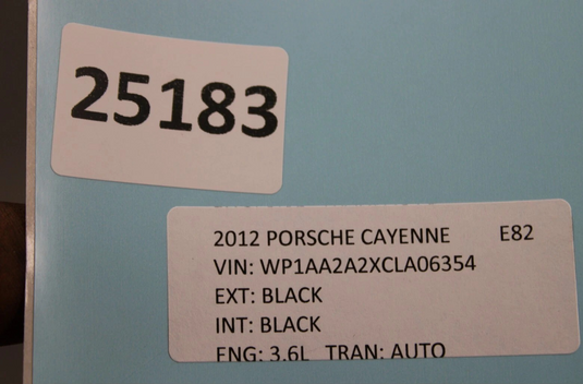 11-18 Porsche Cayenne Front Right Side Seat Back Cover Panel Trim 7P5881989 Oem