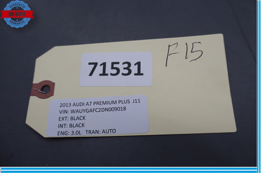 12-18 Audi A7 Quattro S7 Tailgate Liftgate Trunk Lid Latch Lock Trim Cover Oem