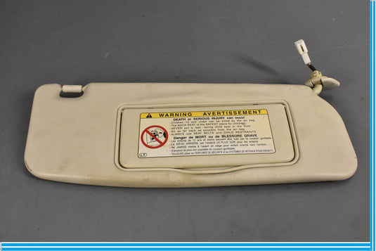 2002 Lexus SC430 Front Right Passenger Side Seat Sun Visor W/ Vanity Mirror Oem