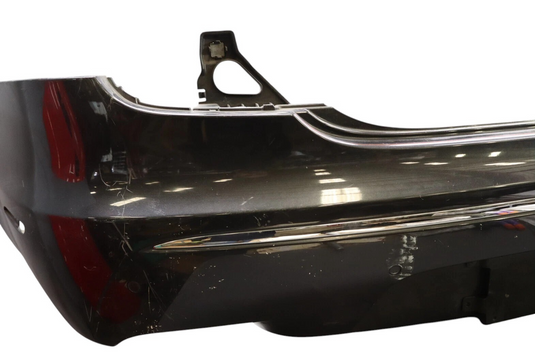 10-15 Jaguar X351 XJ XJR Rear Bumper Cover Panel Assembly Black AW9317A958BA OEM