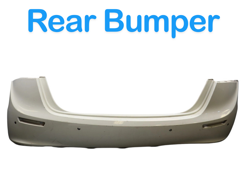 Load image into Gallery viewer, 14-17 Maserati Ghibli M157 Rear Lower Bumper Cover Panel White 670010943 OEM
