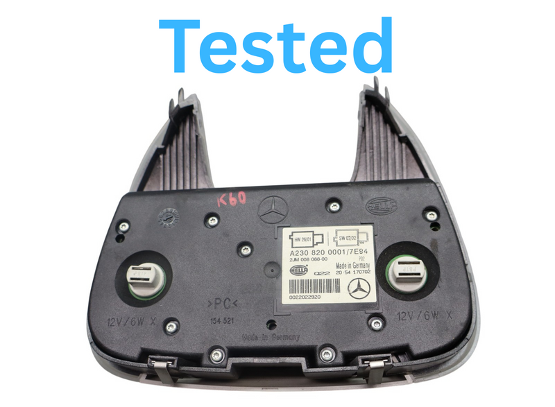Load image into Gallery viewer, 03-04 Mercedes R230 SL500 SL600 Overhead Dome Light Reading Lamp A2308200001 Oem
