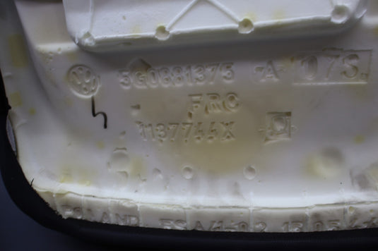 15-19 Volkswagen E-Golf Front Right Passenger Side Lower Seat Cushion Oem