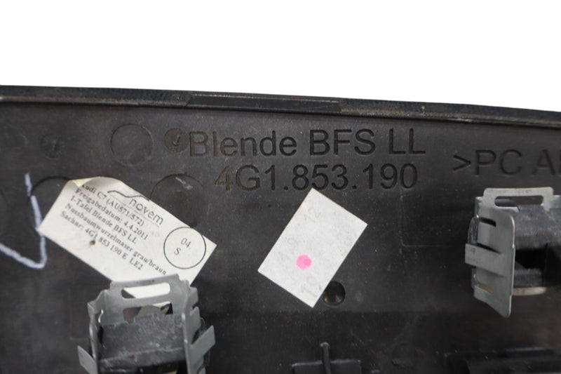 Load image into Gallery viewer, 12-15 Audi A6 A7 Quattro Front Right Side Dashboard Wood Grain Trim Cover Oem
