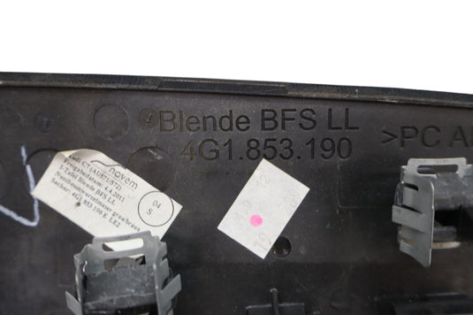 12-15 Audi A6 A7 Quattro Front Right Side Dashboard Wood Grain Trim Cover Oem