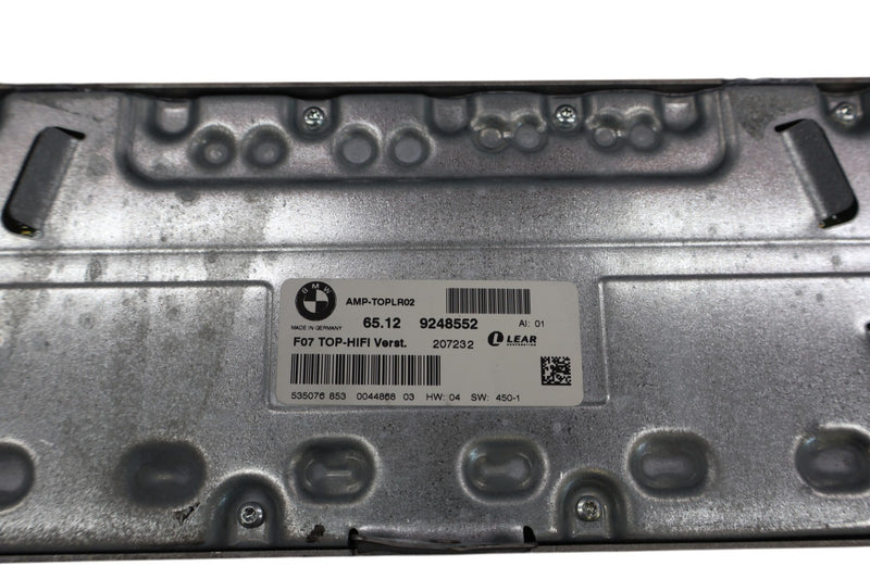 Load image into Gallery viewer, 09-17 BMW 528i 535i 550i 740Li Top HiFi Lear Radio Audio Amplifier Amp Oem
