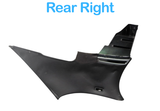 06-12 Bentley Continental Flying Spur Rear Right C Pillar Cover Trim Panel Oem