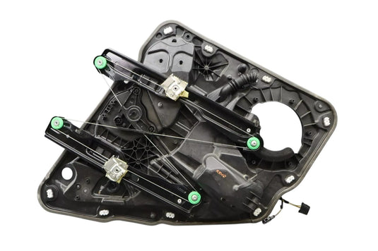 11-17 Volkswagen VW Touareg Rear Right Side Door Window Regulator & Panel Oem