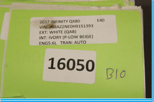 11-17 Infiniti QX56 QX80 Rear Driver Seat Power Folding Release Switch Oem