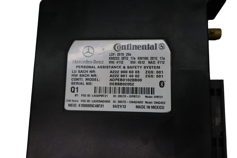 Load image into Gallery viewer, 10–20 Mercedes W212 E350 E550 GLA250 Communication Control Module 2229006003 Oem
