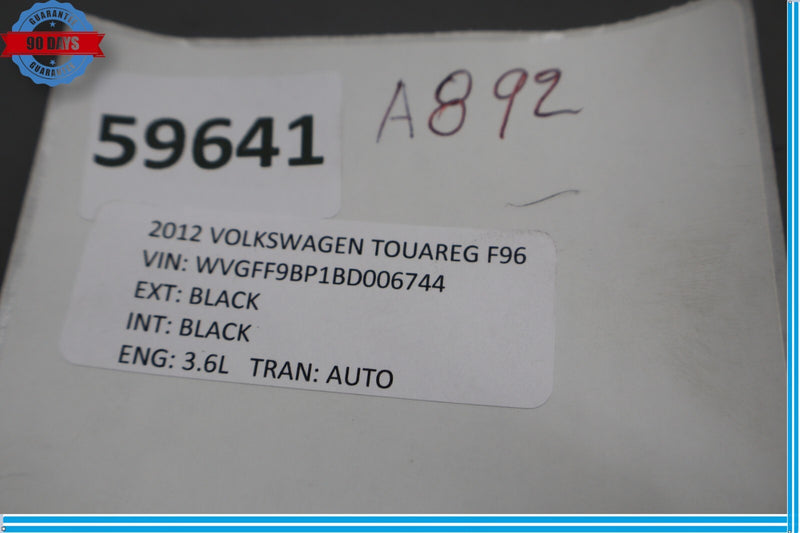 Load image into Gallery viewer, 11-17 Volkswagen VW Touareg Rear Tailgate Trunk Latch Trim Cover Black Oem
