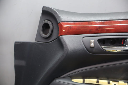 07-09 Lexus LS460 Front Right Side Interior Door Panel Cover Assembly Black Oem