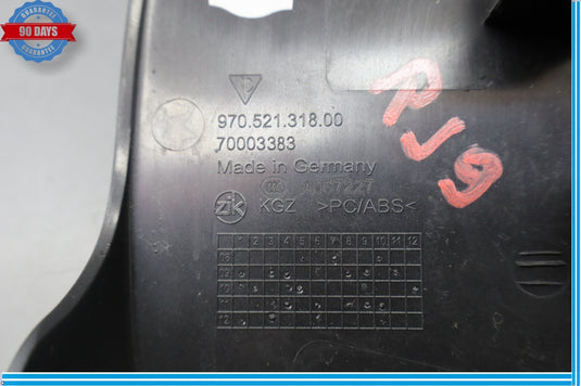 10-16 Porsche Panamera Front Right Passenger Seat Inner Recliner Cover Trim Oem