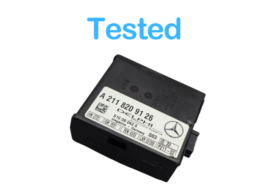 00-12 Mercedes W220 S600 Anti Theft Alarm Sensor Control Module Unit Black OEM