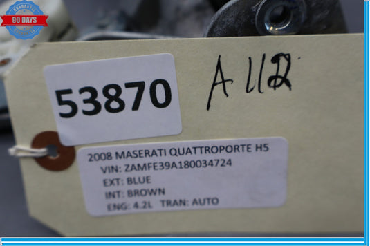 03-13 Maserati Quattroporte M139 Front Right Side Exterior Door Handle Oem