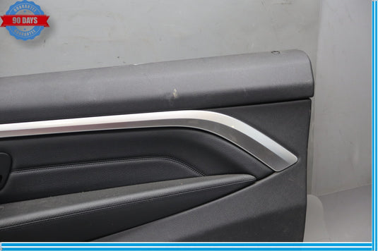 14-20 BMW 428i Front Right Passenger Side Interior Door Panel Cover Black Oem