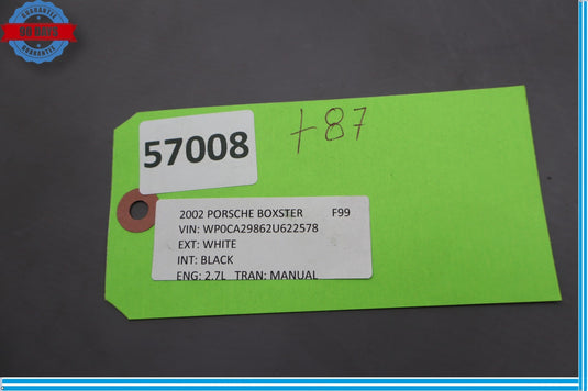 97-05 Porsche Boxster 996 Left Side Under Lower Fuse Box Access Cover Oem