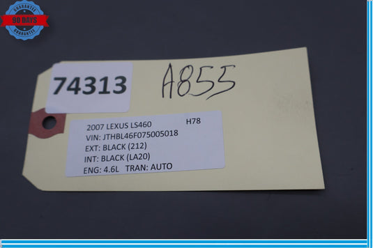 07-12 Lexus LS460 Instrument Cluster Trip Reset Switch Button 8497550030 Oem