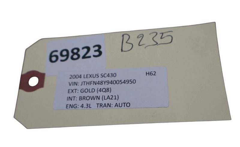 Load image into Gallery viewer, 02-05 Lexus SC430 Front Right Passenger Side Sunvisor Sun Visor W/ Mirror Oem
