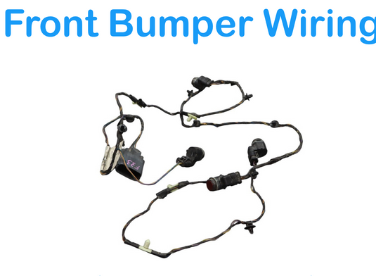 09-11 Jaguar XF X250 Front Bumper Cover Parking PDC Sensor Wire Harness Oem