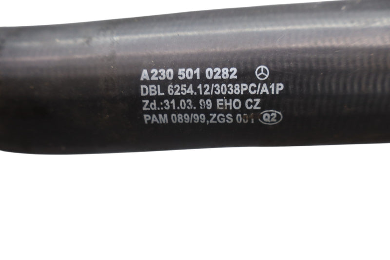 Load image into Gallery viewer, 03-06 Mercedes R230 SL500 Front Upper Radiator Coolant Hose A2305010282 Oem
