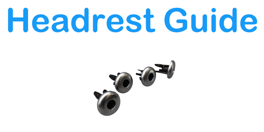06-12 Bentley Continental Flying Spur Front Left & Right Seat Headrest Guide Oem