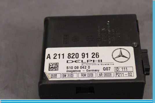 05-11 Mercedes SLK280 SLK300 E320 E350 Anti Theft Alarm Module Unit Oem