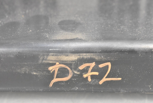 00-06 Mercedes W220 S500 S600 Rear Trunk Sill Scuff Plate Cover Lock Trim Oem