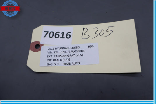 15-20 Hyundai Genesis G80 Front Right Passenger Side Dash End Cap Trim Cover Oem
