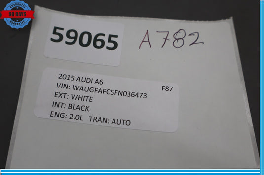 12-18 Audi A6 Quattro Dash Instrument Cluster Gauge Speedometer Bezel Cover Oem