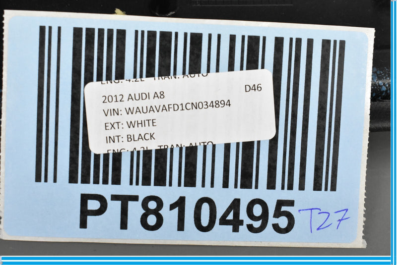 Load image into Gallery viewer, 11-18 Audi A8 Quattro Right Side Center Console Trim Panel 4H1863304C Oem
