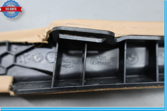 09-15 BMW 750Li F01 F02 Front Right Side Center Console Leather Cover Trim Oem