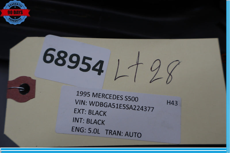 Load image into Gallery viewer, 93-99 Mercedes W140 S500 S600 Coupe Rear Cover Strip Trunk 1406941325 Oem
