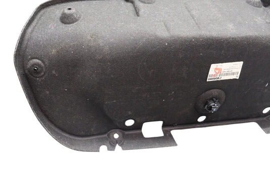 11-17 Mercedes W207 E550 E350 Convertible Rear Trunk Inner Cover Trim Black Oem