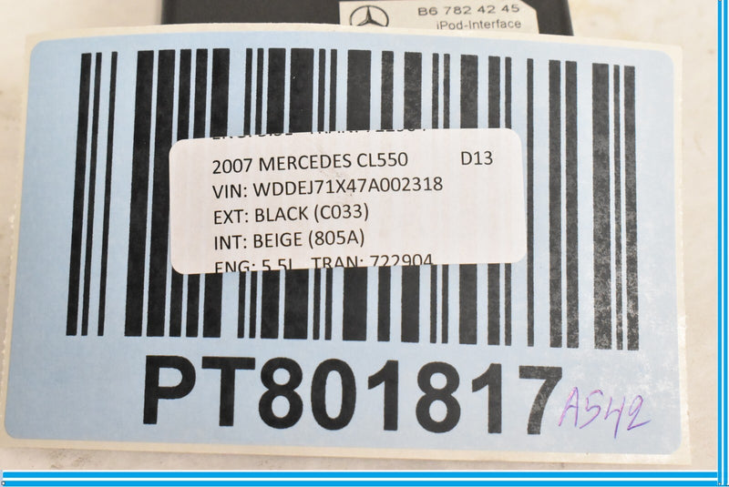 Load image into Gallery viewer, 2007 - 2013 MERCEDES CL S CLASS - iPOD INTERFACE CONTROL MODULE B67824245 OEM
