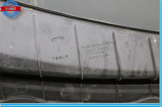 12-16 Tesla Model S Front Windshield Cowl Trim Panel Wiper Cover Bezel Oem