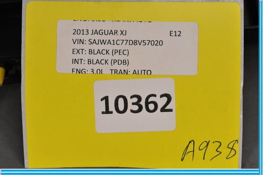 11-17 Jaguar XJ XJL Rear Trunk Battery Terminal Fuse Relay Junction Box Oem