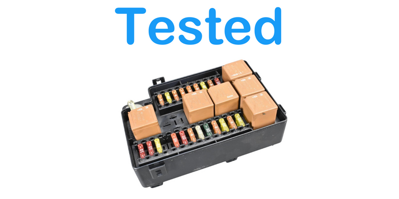 Load image into Gallery viewer, 00-03 Jaguar XKR XK8 X100 Rear Trunk Boot Fuse Relay Junction Box LJE2822BA Oem
