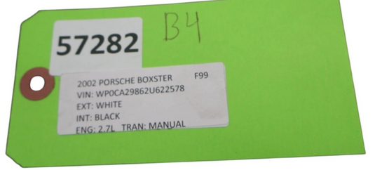 97-12 Porsche Boxster Convertible Roof Top Lift Transmission Motor 986624117 Oem