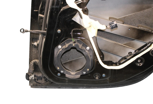 14-19 Maserati Ghibli Rear Right Side Exterior Door Shell Panel Black Oem