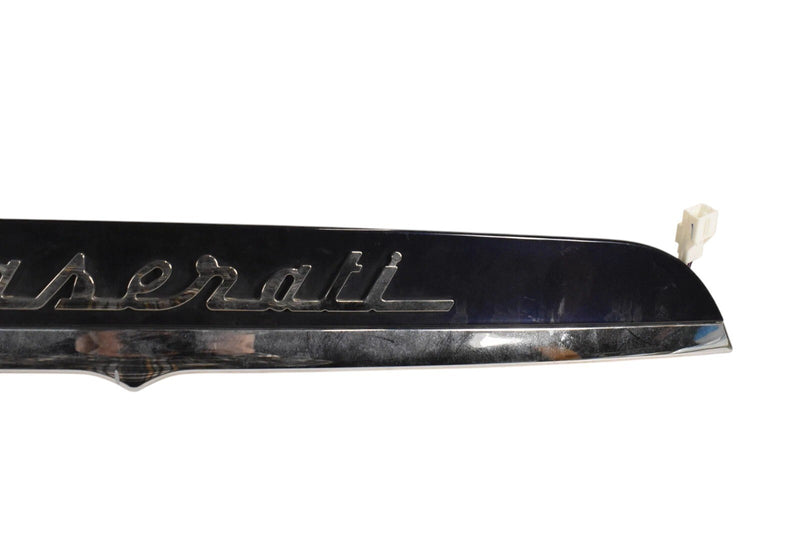 Load image into Gallery viewer, 14-17 Maserati Ghibli Rear Trunk License Plate Light Cover Trim 670010759 OEM

