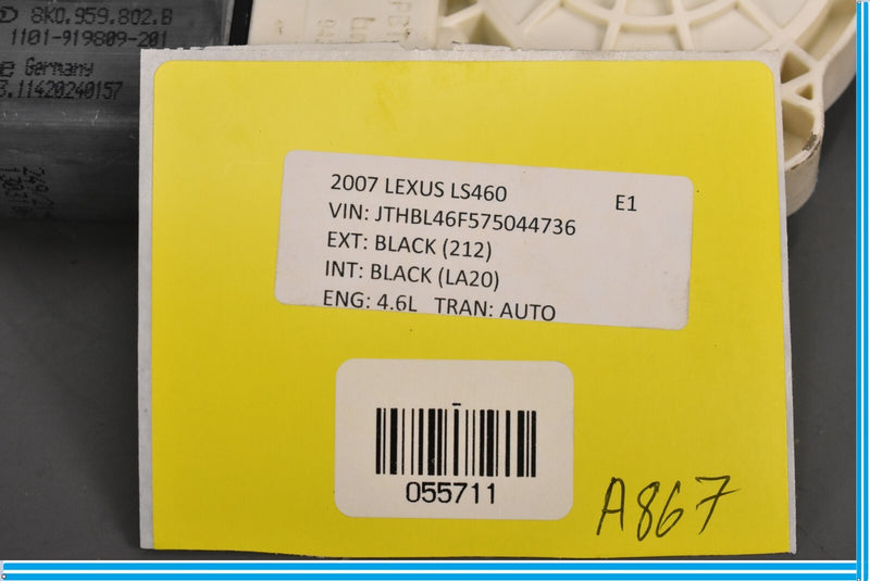 Load image into Gallery viewer, 11-14 Volkswagen VW Touareg Front Right Side Door Window Regulator Motor Oem
