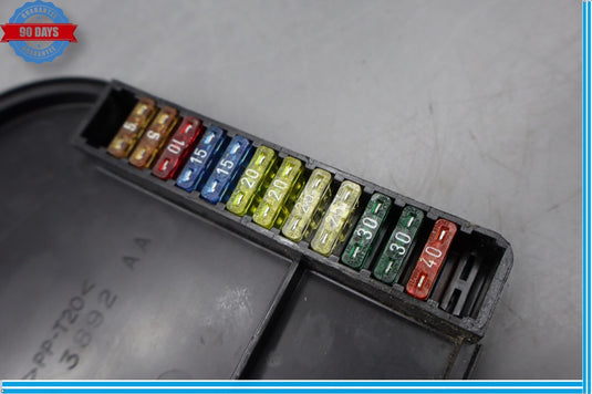 97-06 Jaguar X100 XK8 XKR Rear Trunk Fuse Box Relay Cover Lid GJA3892AA Oem