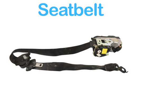 10-13 Mercedes X164 GL350 R350 Front Left Driver Seat Belt Seatbelt Black OEM