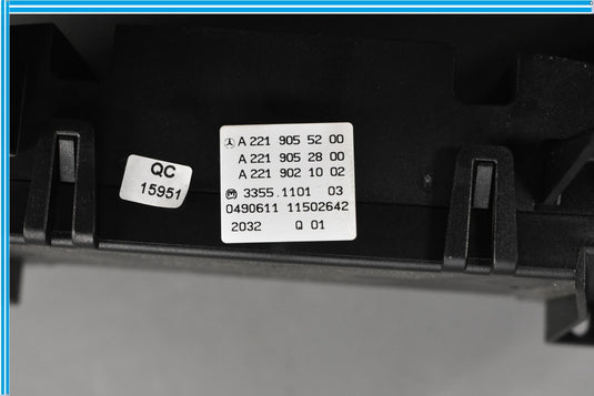 07-14 Mercedes S550 CL550 W221 AC A/C Climate Control Switch Dual Zone Oem