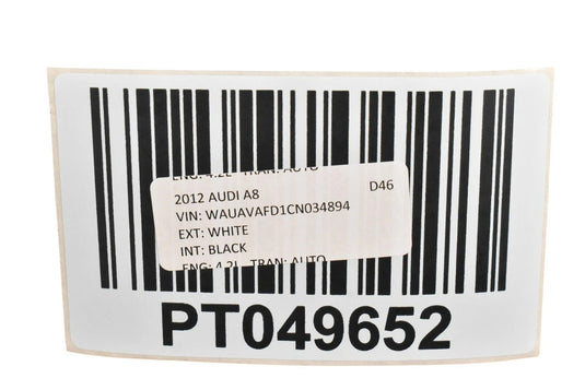 12-18 Audi A8 Quattro S8 Front Left Driver Lower Bottom Heated Seat Cushion OEM