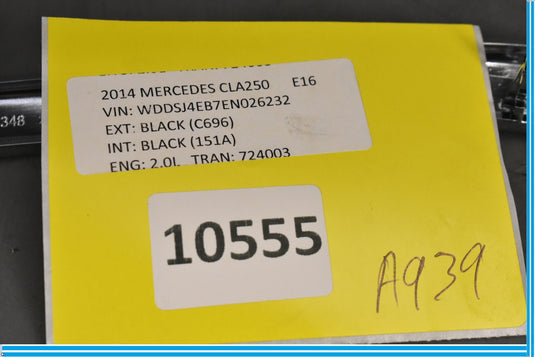 14-18 Mercedes CLA250 C117 Rear Right Passenger Side Door Molding Trim Oem