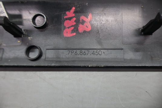 11-17 Volkswagen VW Touareg Rear Right Side Door Panel Trim 7P6867450B Oem