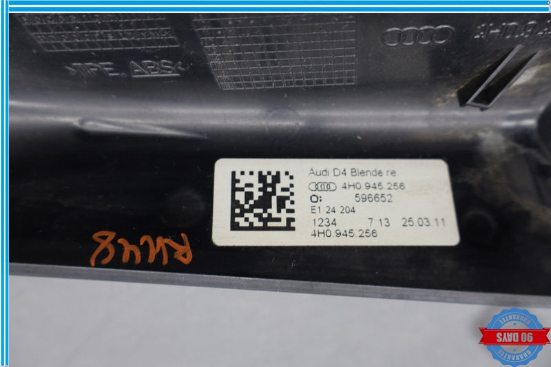 Load image into Gallery viewer, 11-14 Audi A8 Quattro Rear Right Side Tail Light Lower Inner Trim Cover Oem
