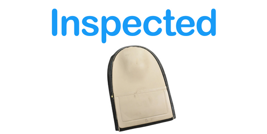 03-06 Bentley Continental GT Front Right Side Rear Pocket Back Rest Beige Oem